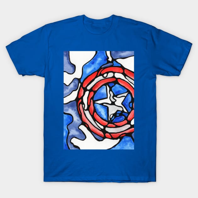 American Shield T-Shirt by AlstonArt